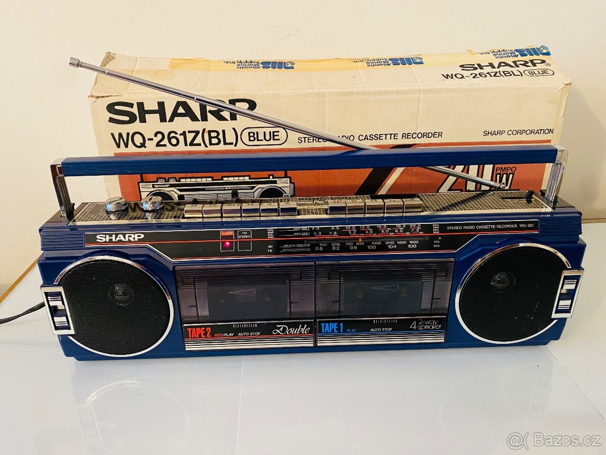 Radiomagnetofon/boombox Sharp WQ-261Z, rok 1985 - 14