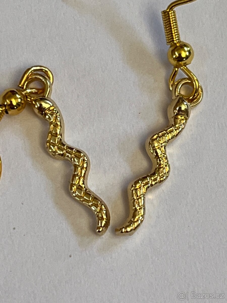 Naušnice ve zlaté barvě - 14