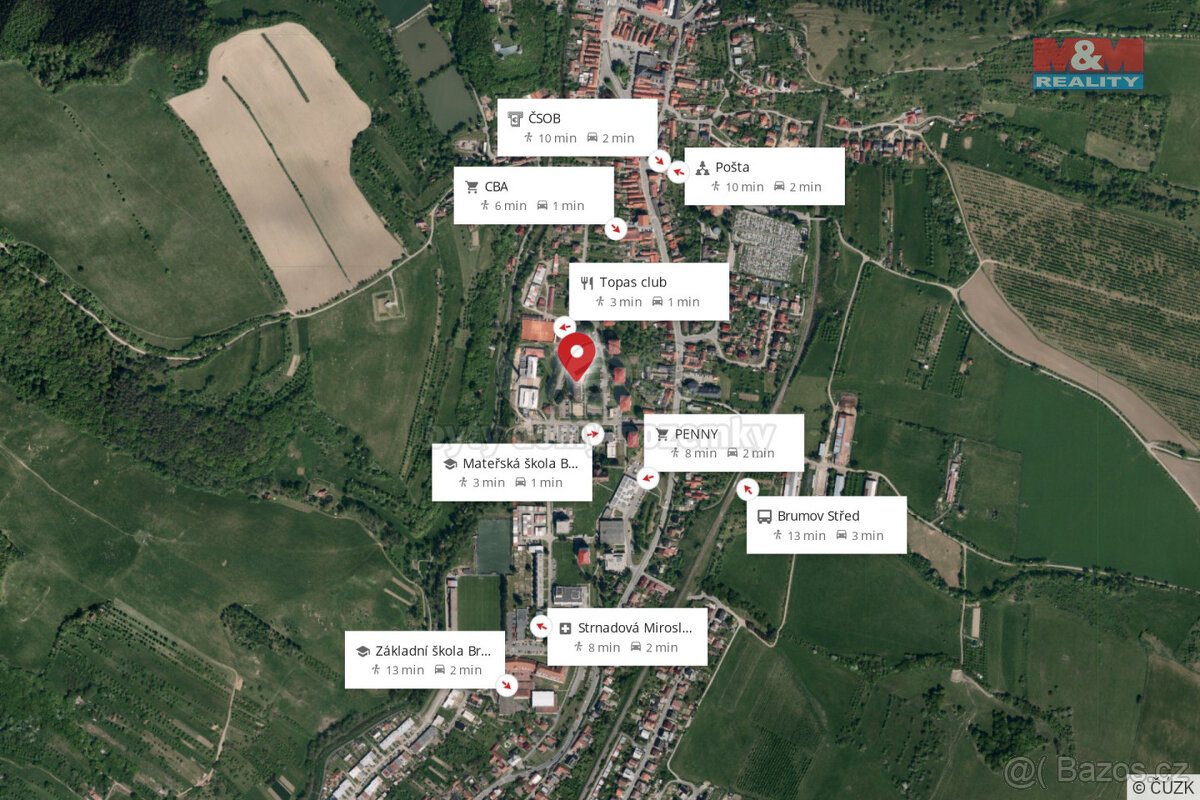Prodej bytu 2+1, 50 m², Brumov-Bylnice, ul. Družba - 14