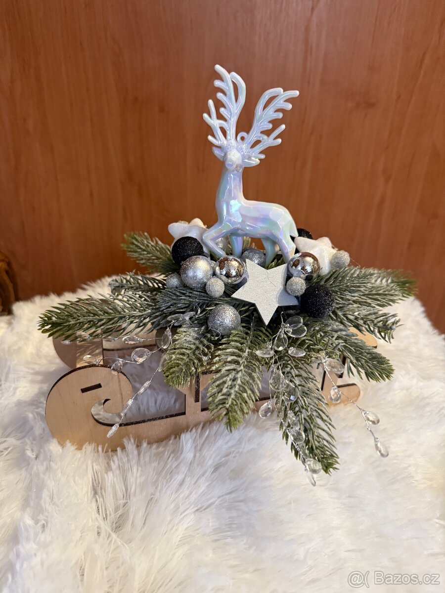 Vánoční dekorace, adventní svicny - 14