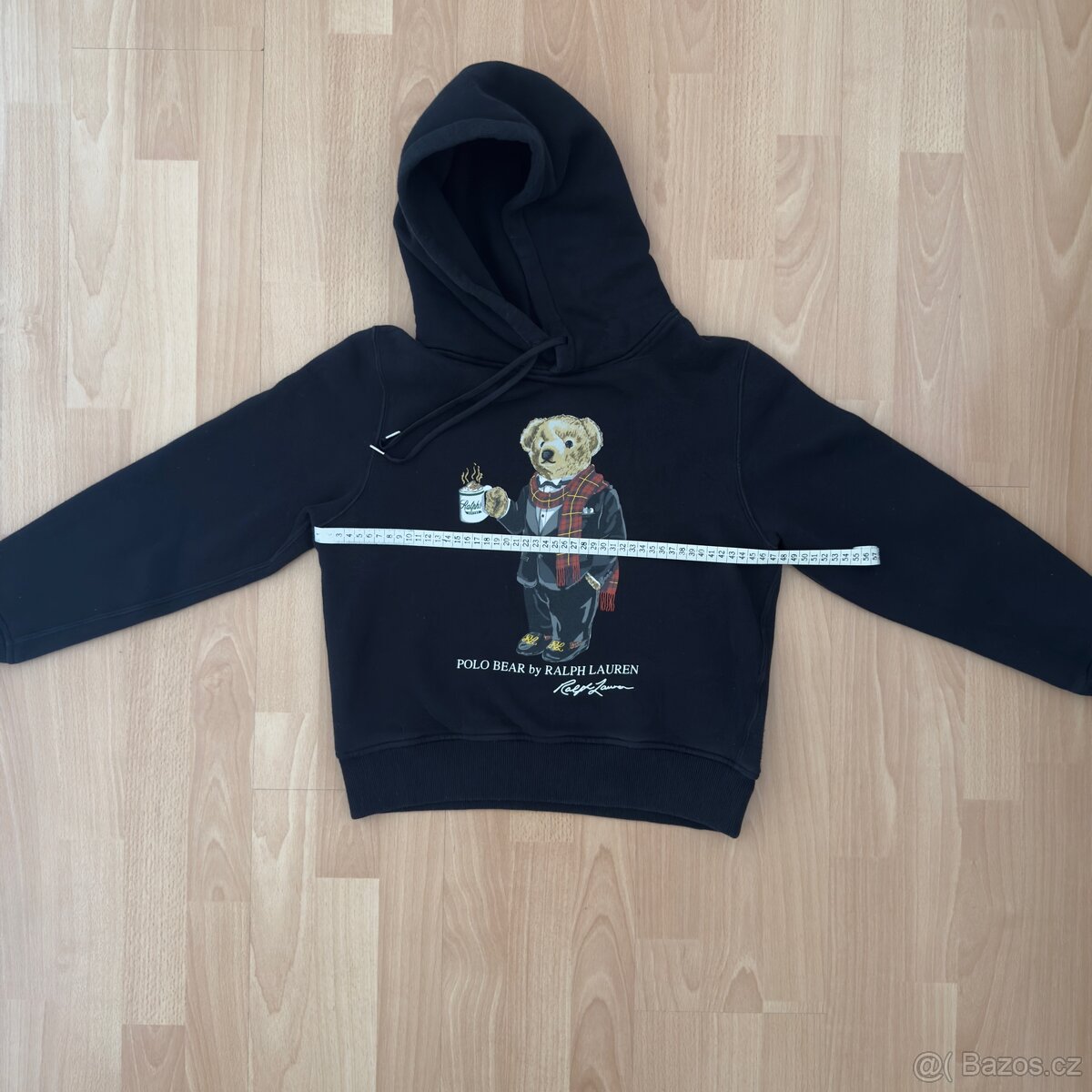 Ralph Lauren Polo černá mikina s motivem medvěd - 14