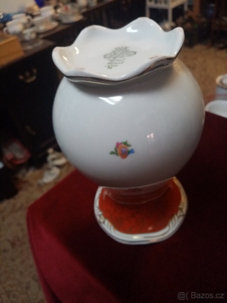 Starožitná porcelánová váza - 14