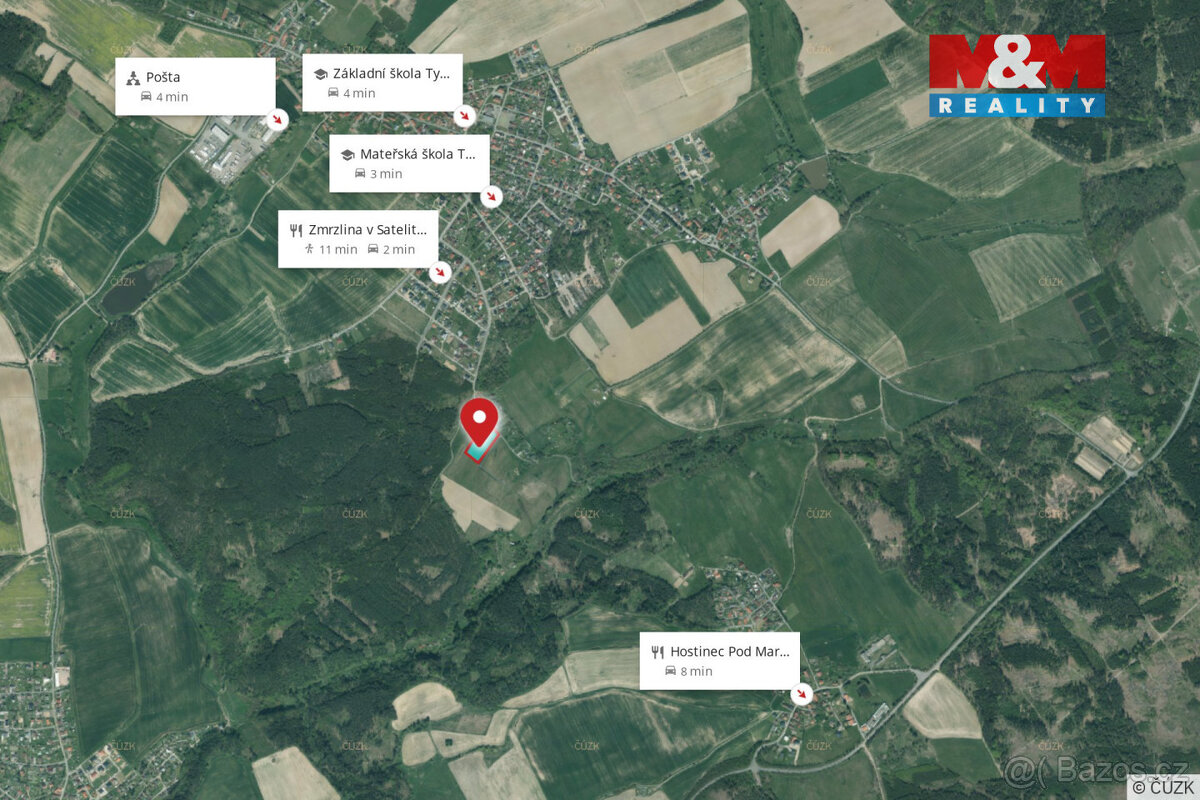 Pronájem pastviny, 10046 m², Tymákov - 14