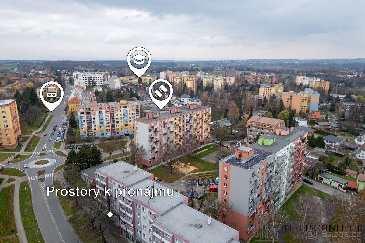 Pronájem obchodního prostoru 110 m², ul. Obránců míru, Kopři - 14