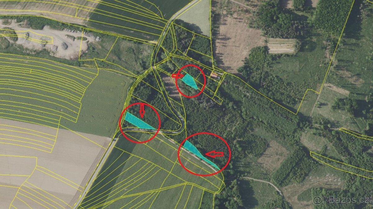 Prodám lesní pozemky v k.ú. Vlašim - 14
