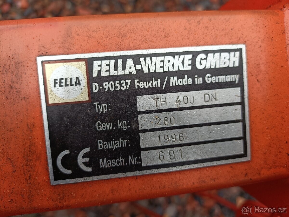4,0m Obraceč sena FELLA TH400 DN - lehký jen 260kg - 14