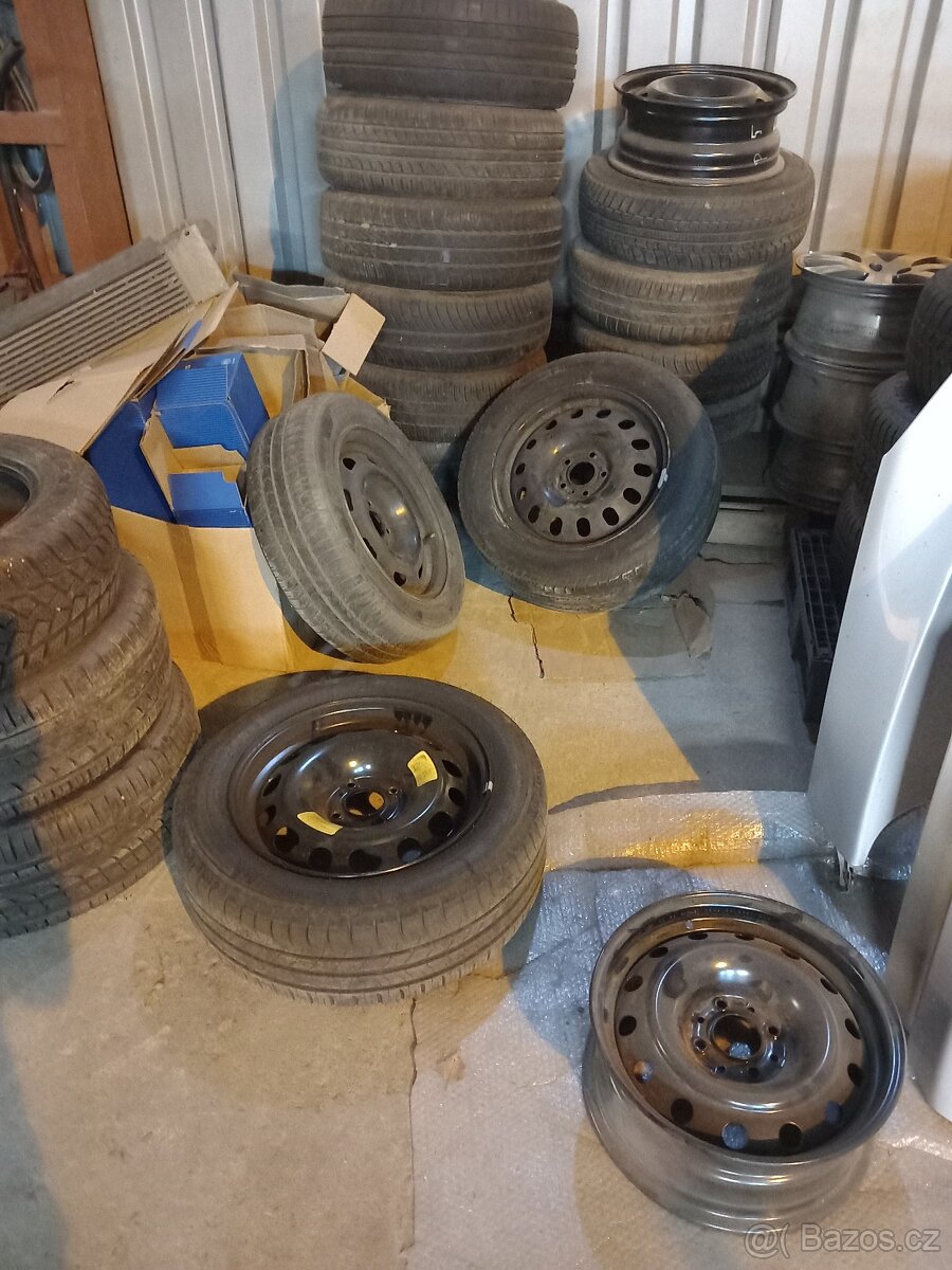 Disky,pneu kola,Peugeot,Citroen - 14