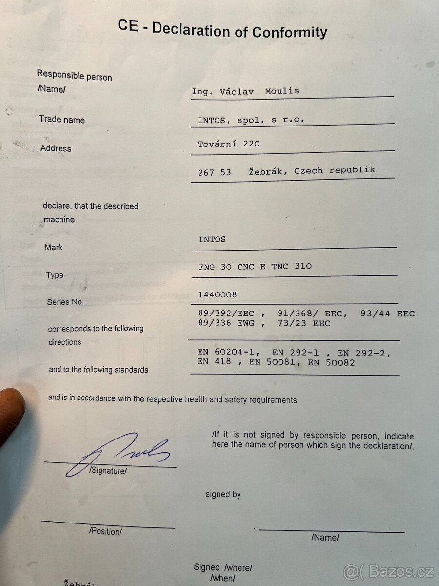 INTOS Nástrojařská frézka CNC - 14