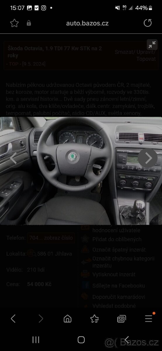 Prodám Škoda Octavia 2 - 14