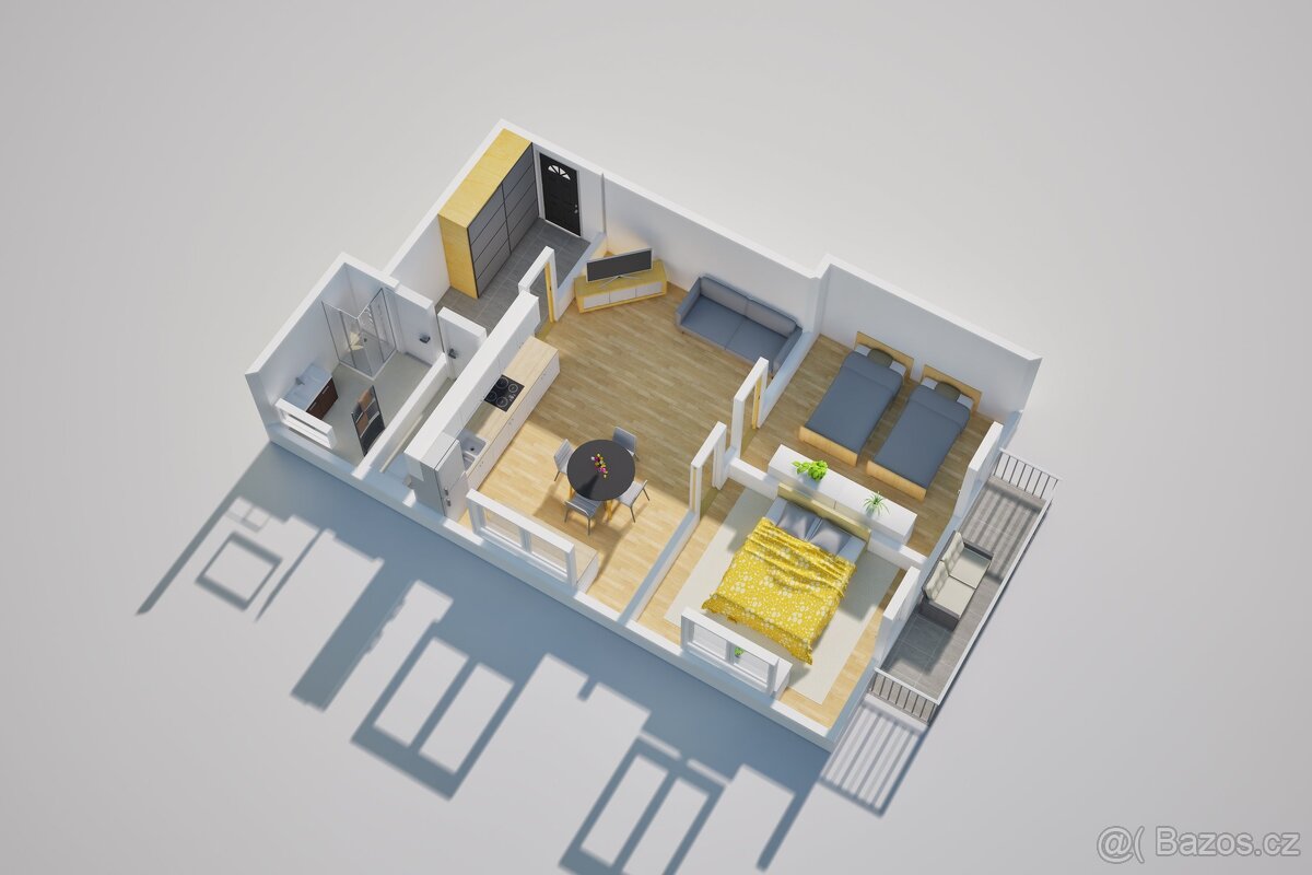 Prodej bytu 3+kk 63 m², Vrchlabí, ev.č. 00989 - 14