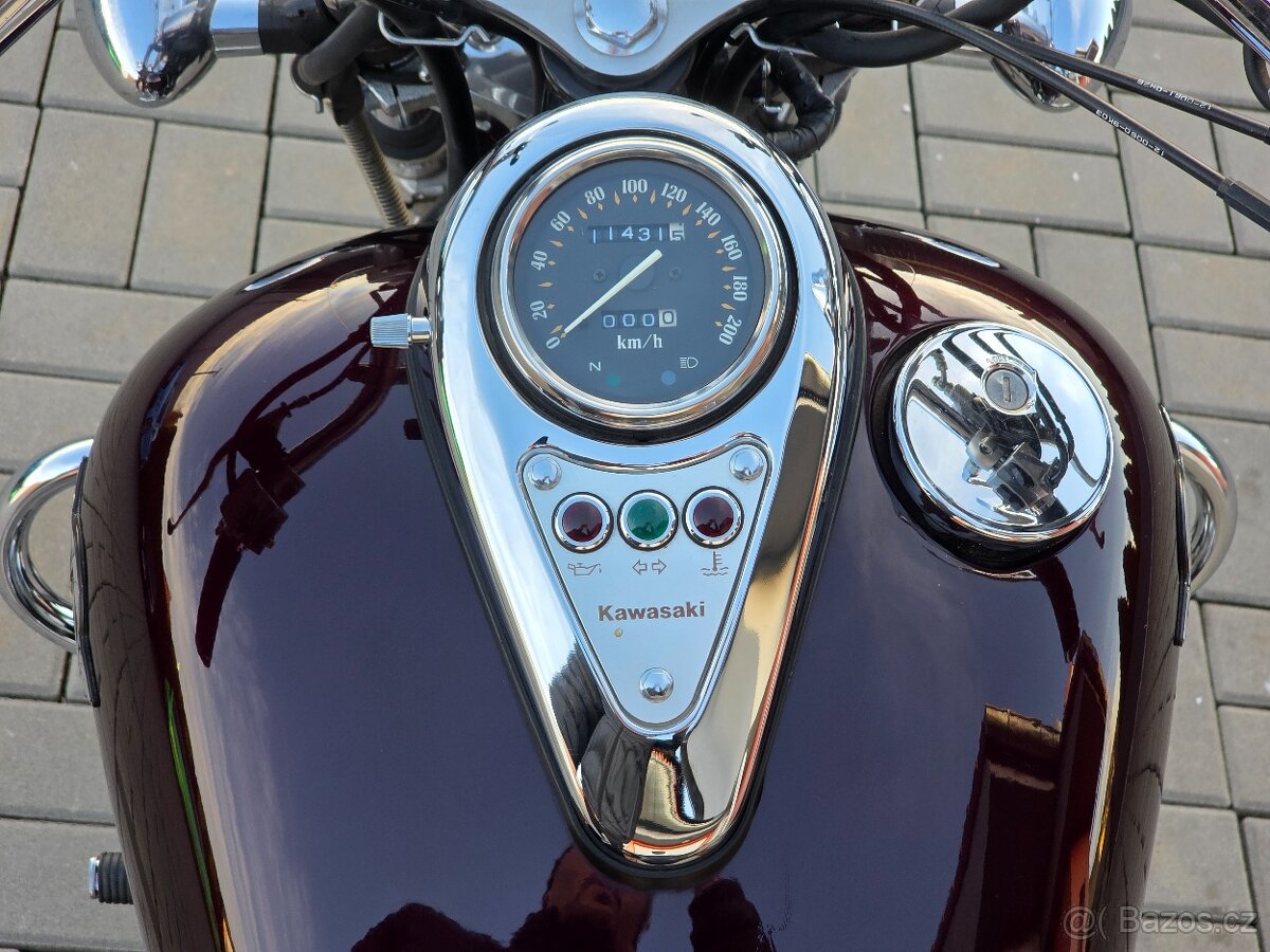Kawasaki EN 500, padací rám, brašny, plexi, opěrka - 14
