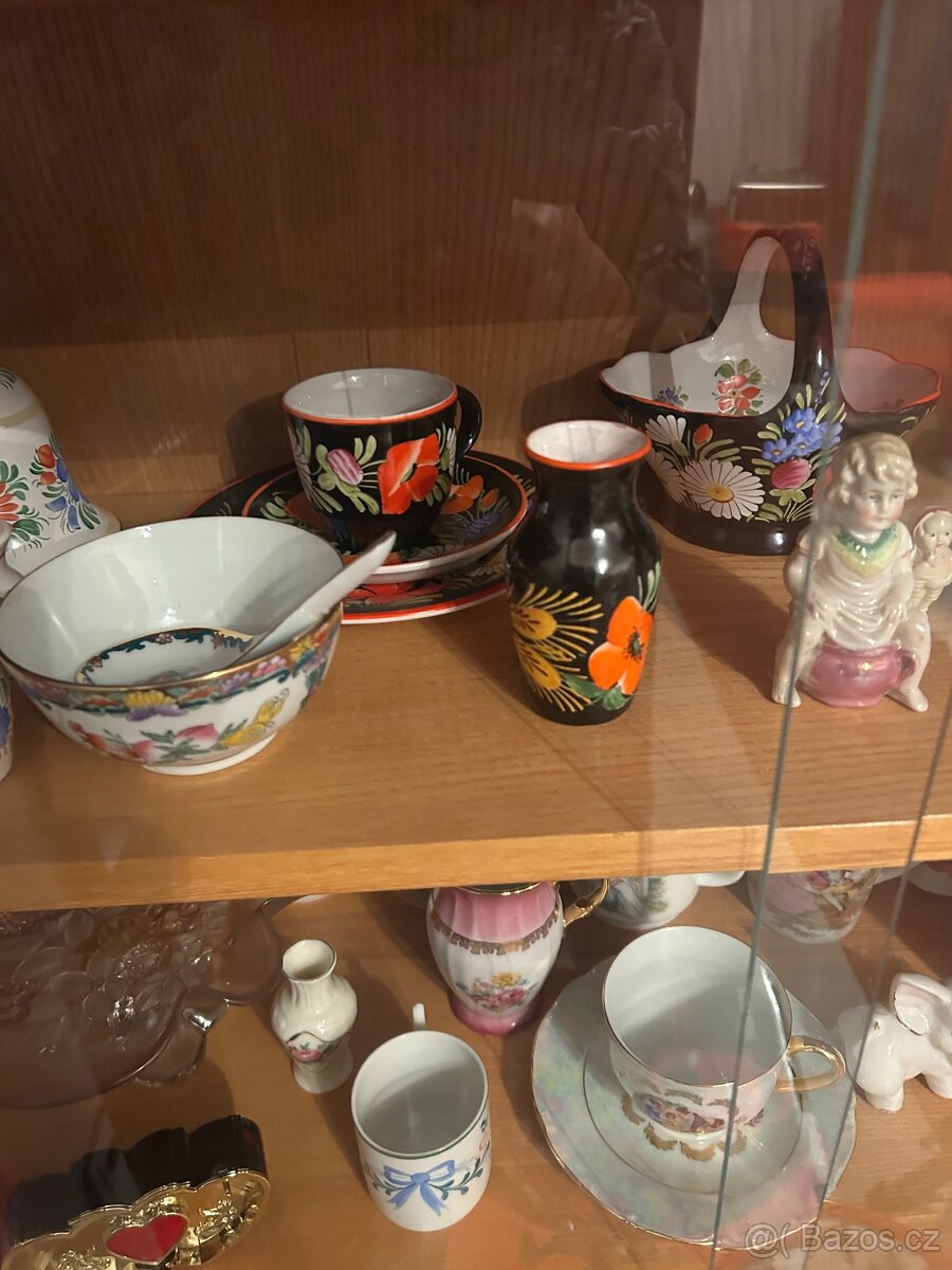 Chodský porcelán a různé sklo - 14