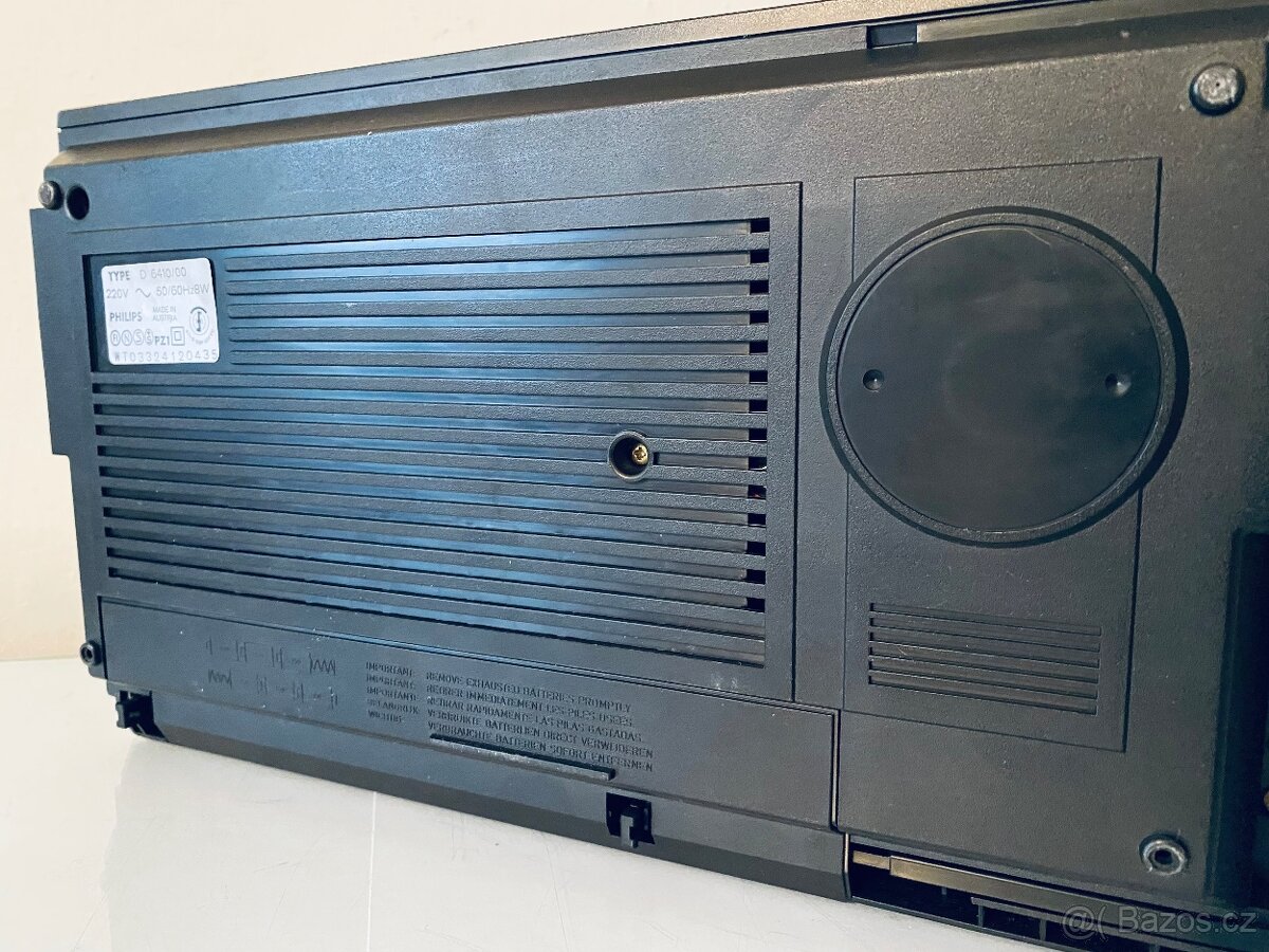 Kazetový magnetofon Philips D6410, rok 1983 - 14
