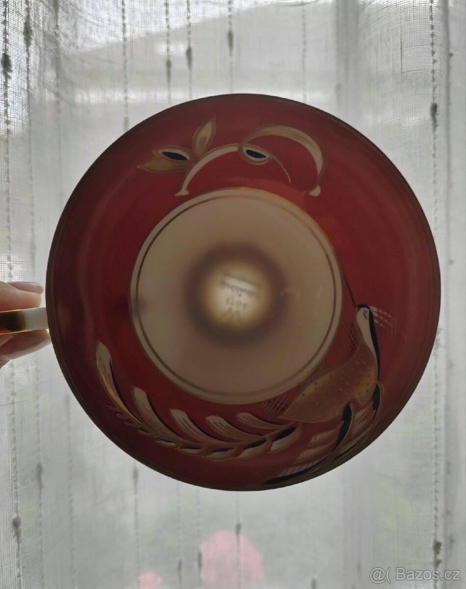 Sběratelský ručně malovaný porcelánový set Wallendorf - 14