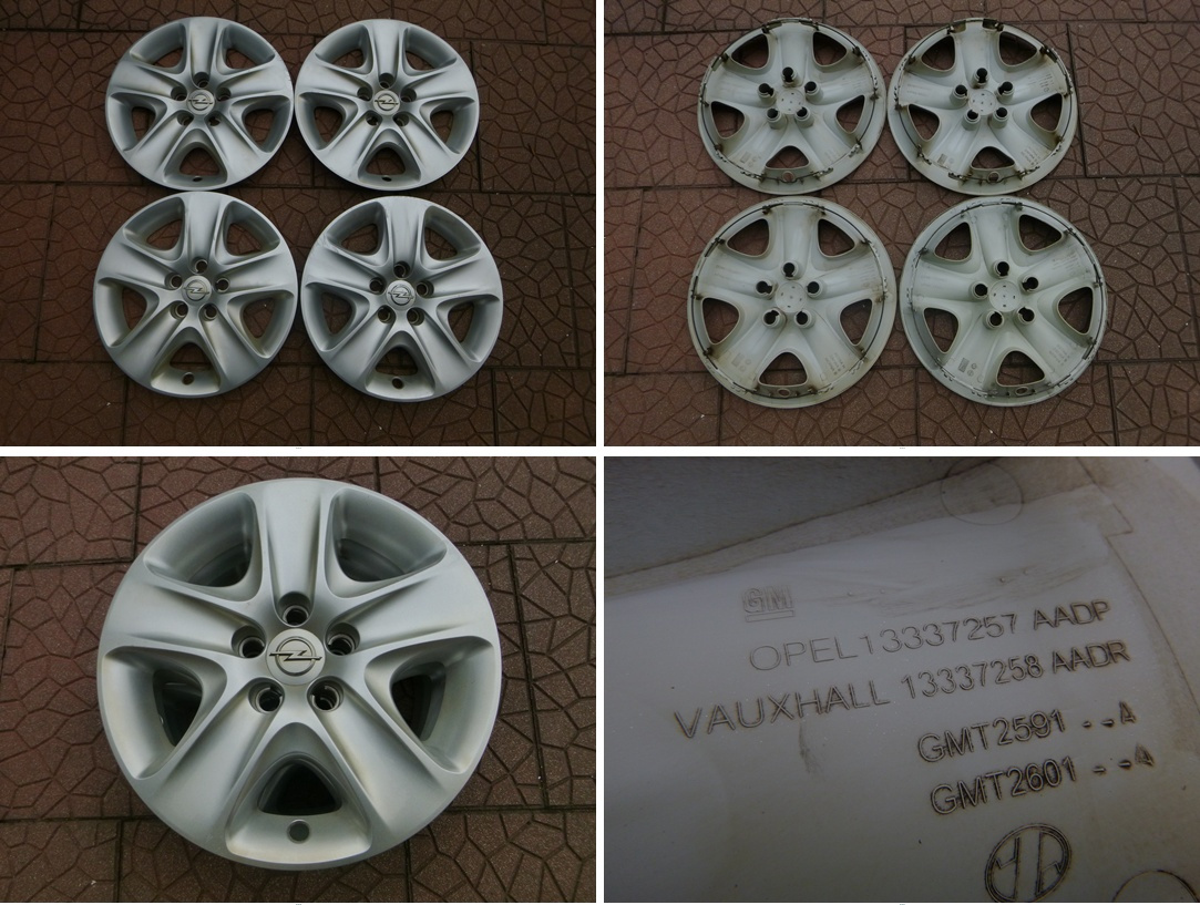 Plechové disky sada - originál Opel GM 5x110 6,5Jx16 ET39 - 14