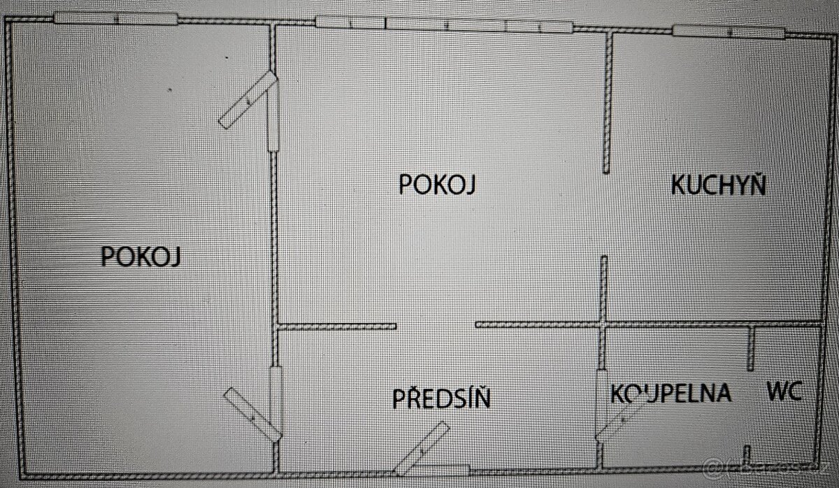 Prodej bytu 2+1, 44 m², Dv. okruh Krnov - 14