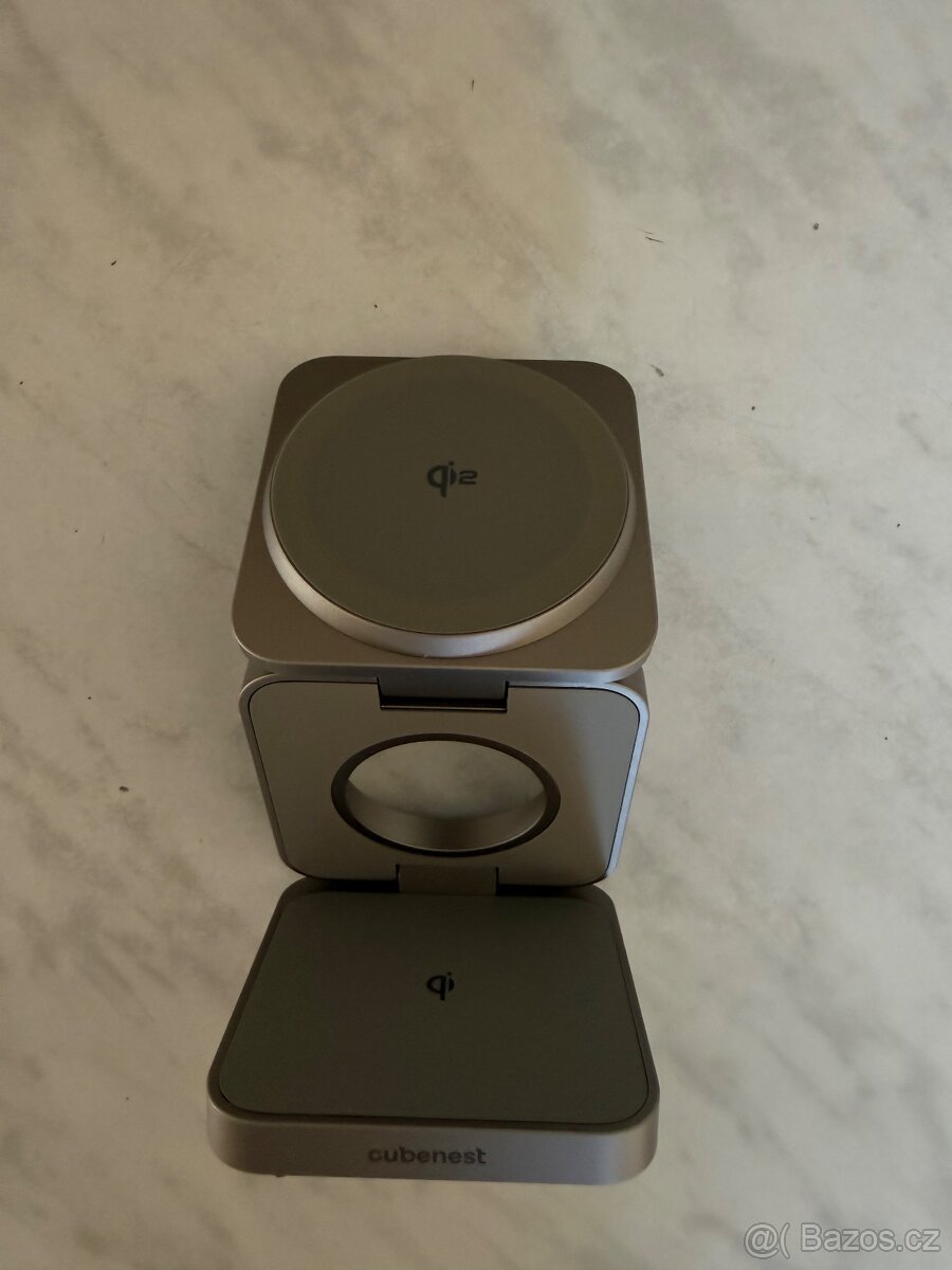 Bezdrátová nabíječka Cubenest SQ312S Pro 3v1, Qi2 pro Samsun - 14