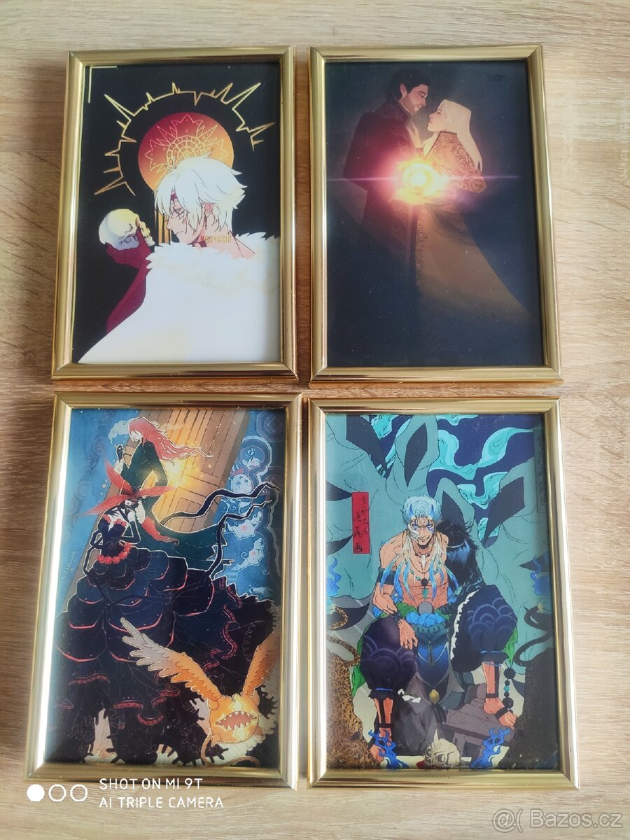 Sbírka Anime 42 ks obrázků v rámečku - 14