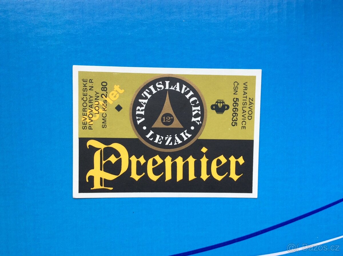 Pivní etikety výroční z r. 1970,1971, 1972, 1995 ,.... - 14