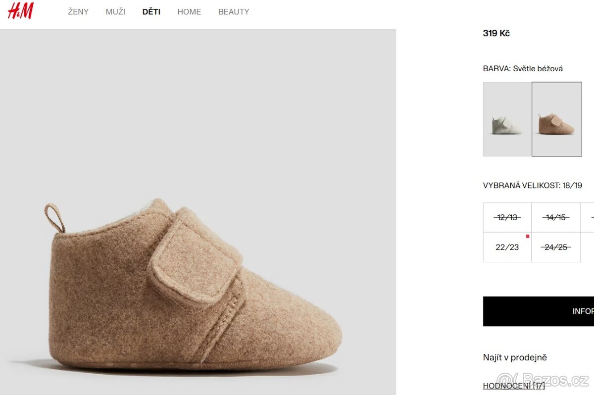 3 páry bot: Capáčky 16/18 + Bačkory 18/19 + první botičky 18 - 14