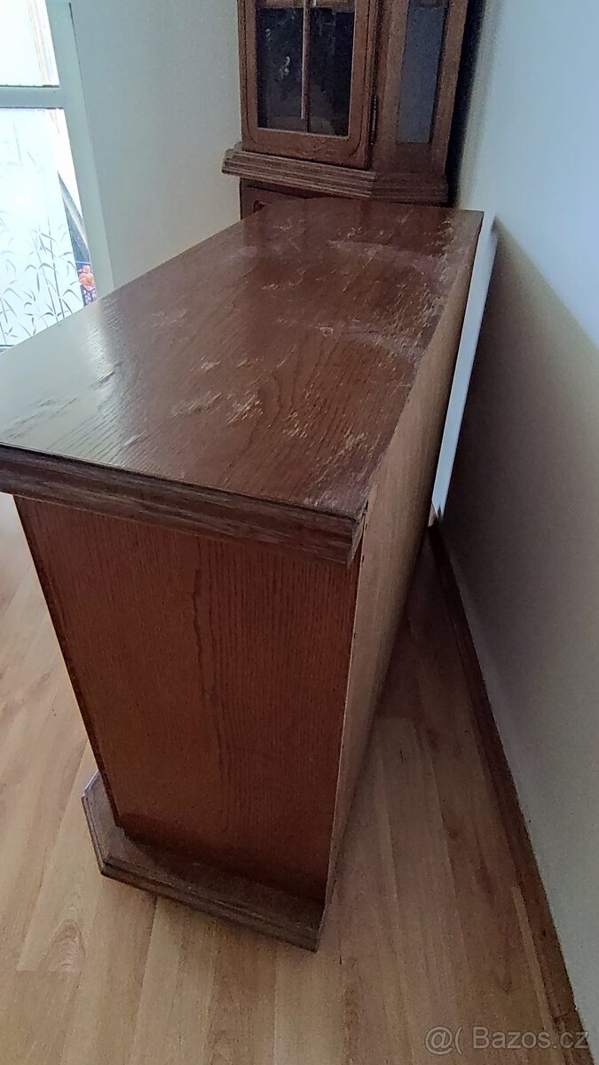 Rohová skříň + komoda - 14