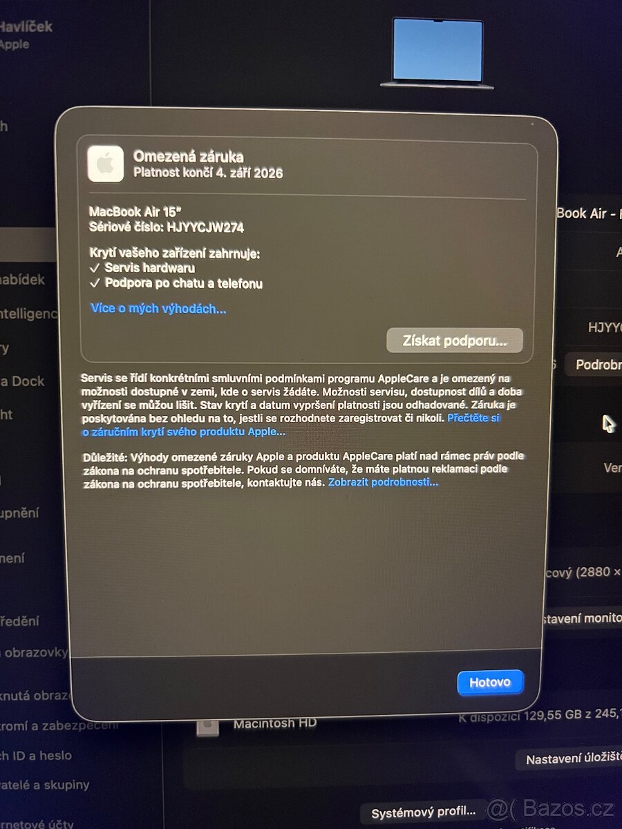 MacBook Air 15" M4 2025 Temně Inkoustový - 14