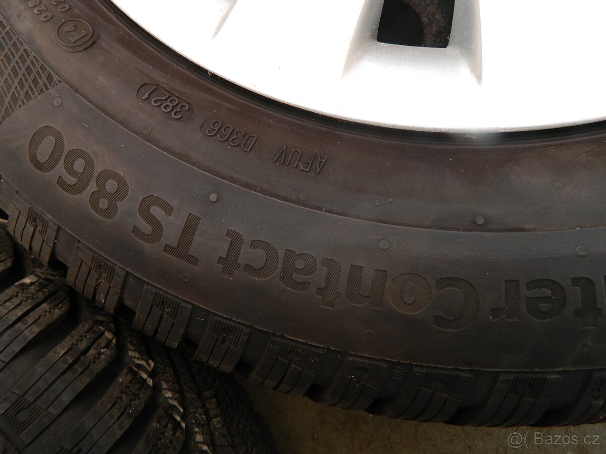 5x120+zimní pneu Continental 9mm R15 - 14