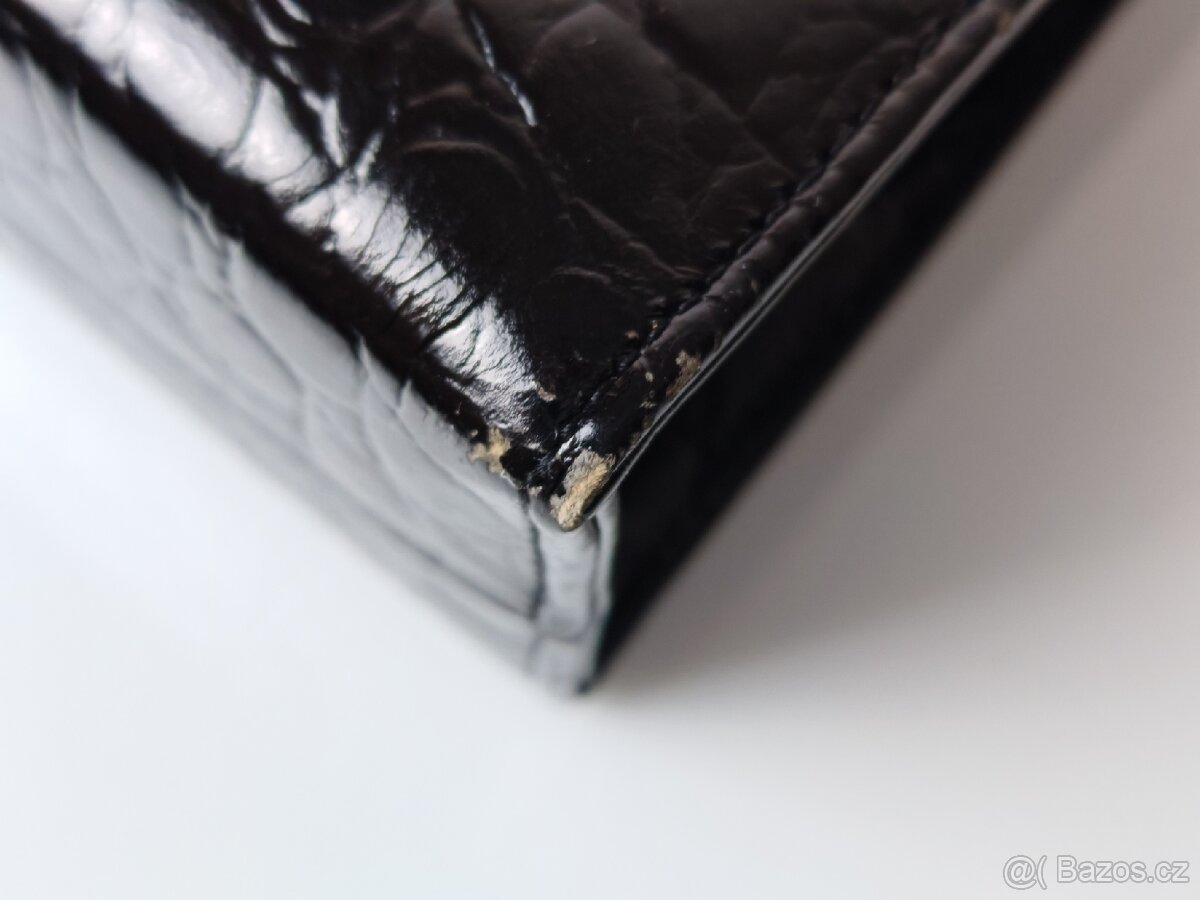 Vintage kožená kabelka - 14