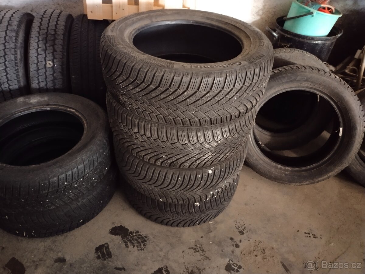 Prodám zimní pneu 205/55/16 se vzorkem 4,5 mm az 6,5 mm. - 14