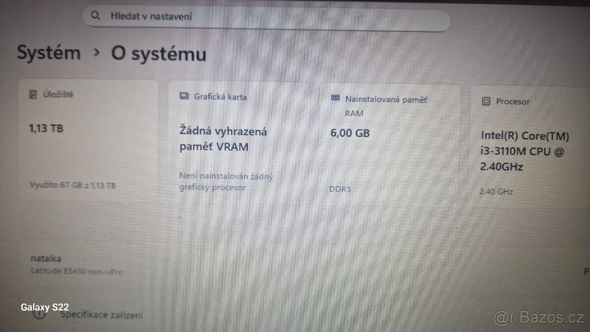 Notebook DELL LATITUDE E5430 - 14