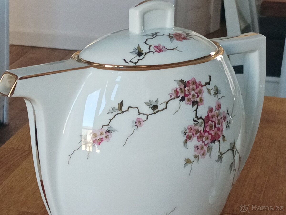 ART DECO PORCELÁNOVÉ KONVIČKY UNION PORCELAINIERE UNIQUE LIM - 14