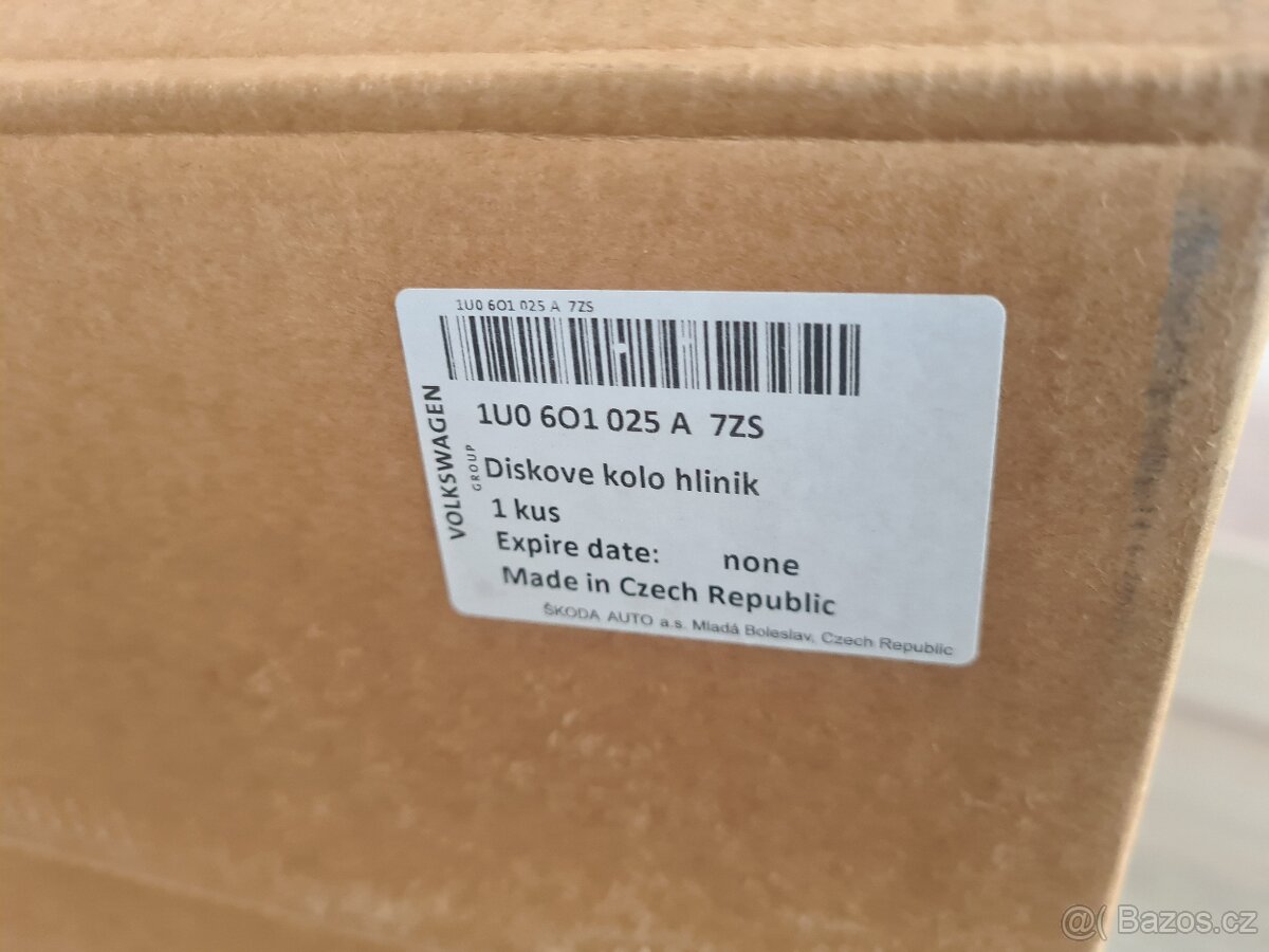 NOVÉ Alu ELEGANT 6,5J x 15" ET 43 Octavia 1 ORIG - 14