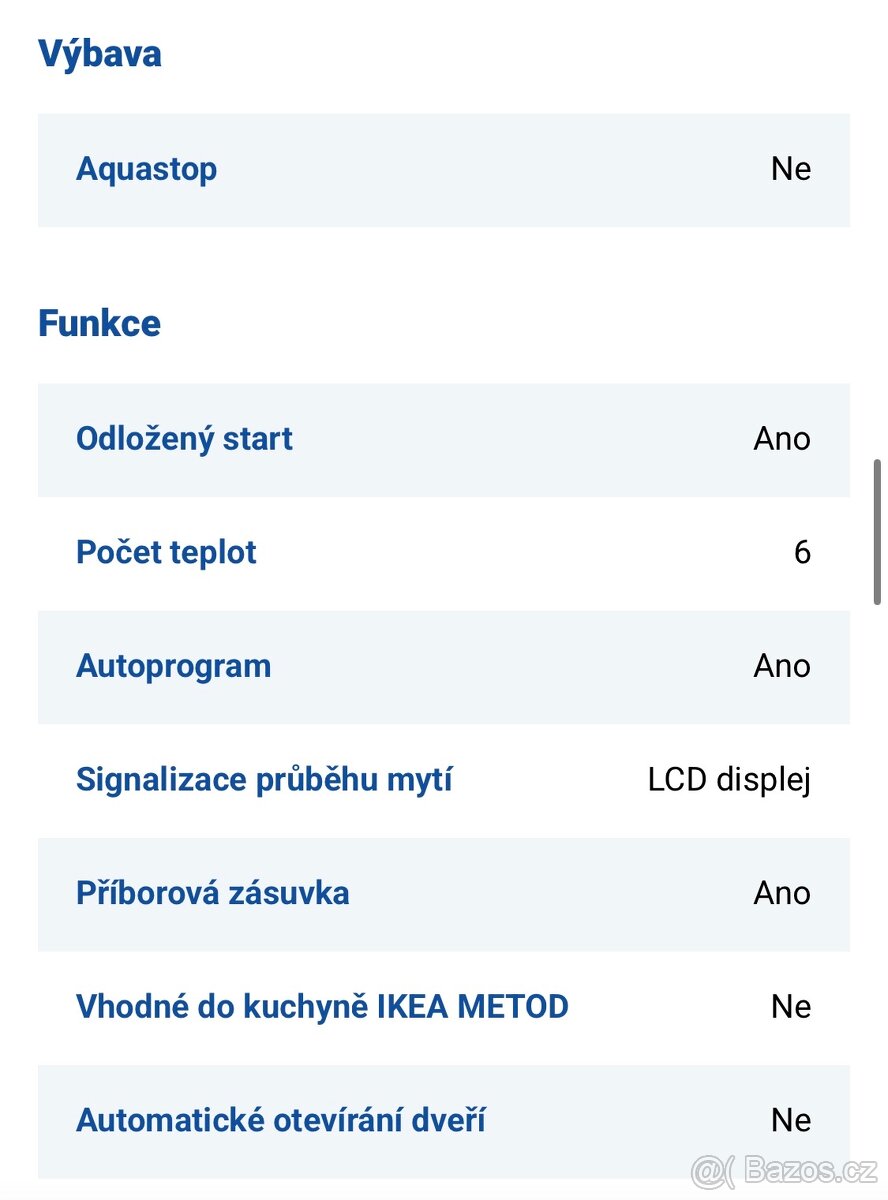 Myčka BEKO b300 - 14