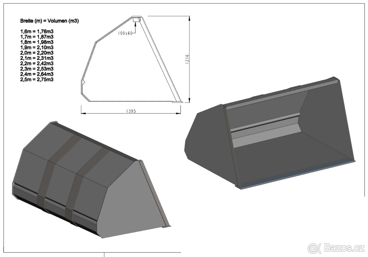 Lopata na čelní nakladač - 14