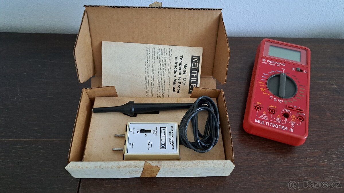 Keithley 1301 kontaktní teplotní sonda + adaptér - 14