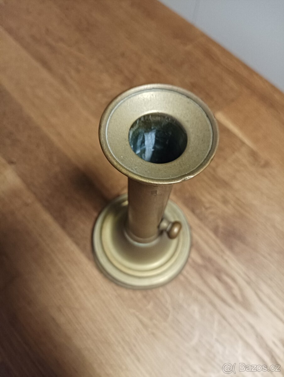 MOSAZNÝ EMPÍROVÝ SVÍCEN -BIEDERMEIER-19. STOLETÍ FRANCIE - 14