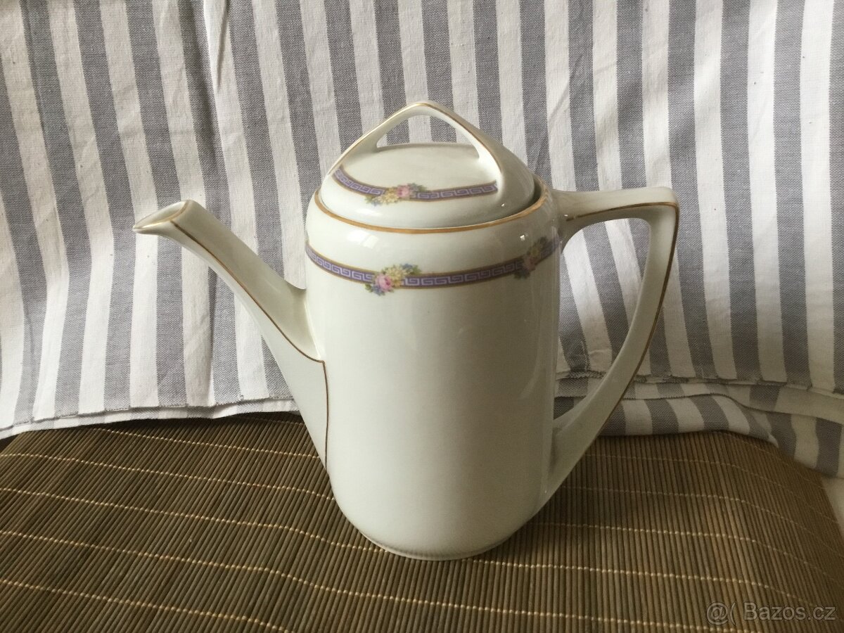 karafa, cukrenka, odlivky, talirek, konvice - 14