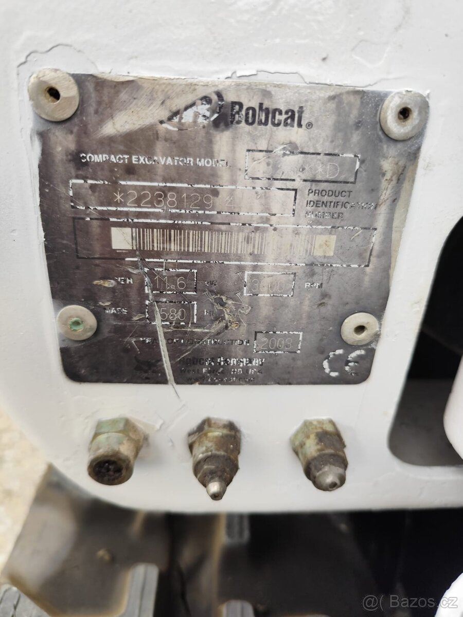 Bagr Bobcat 320. 2x lyžica. - 14