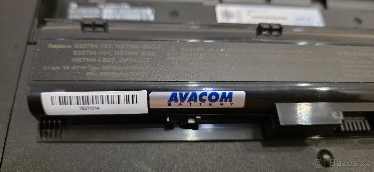Notebook HP Probook 4730s, i5, 8GB, 640GB, nová baterka - 14