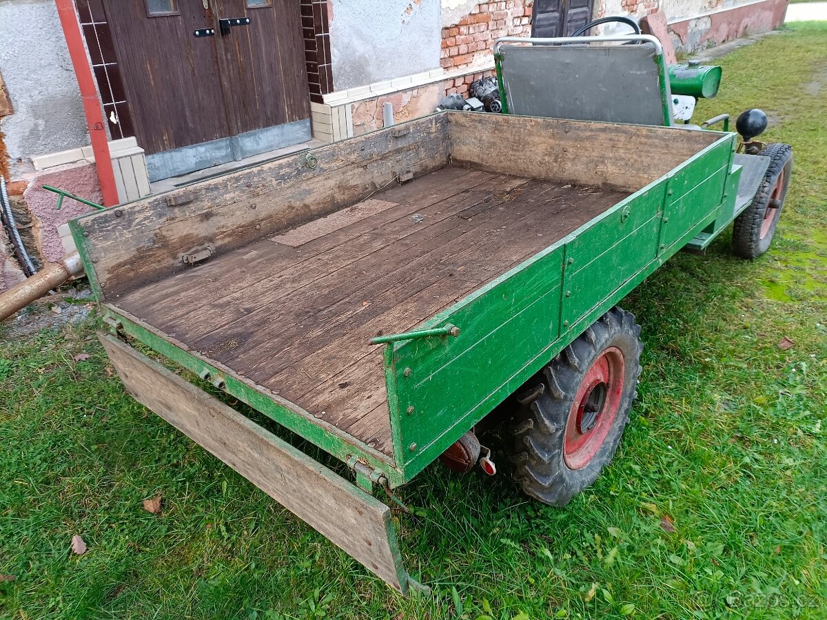 traktor traktůrek malotraktor korba předválečný Opel - 14