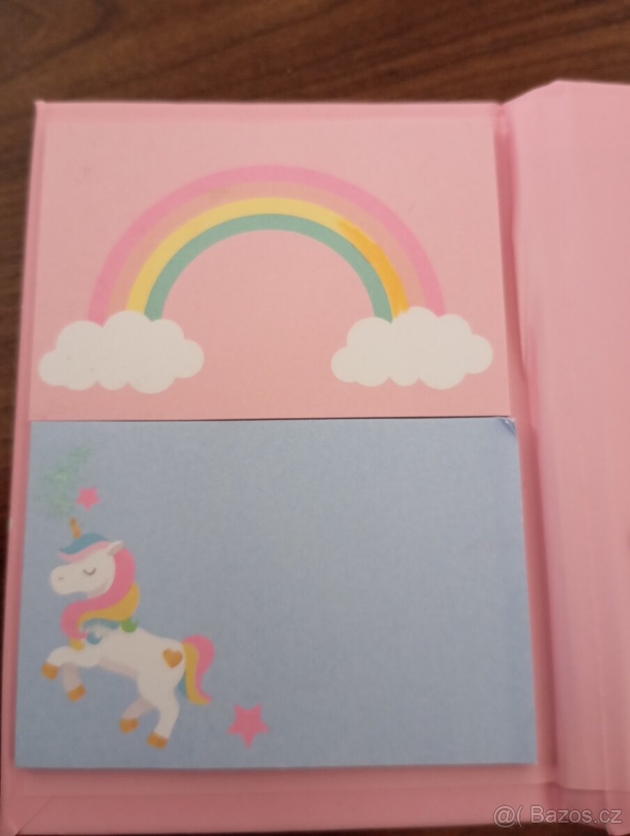 Dětská dívčí sada - deníčky, omalovánky pastelky - 14
