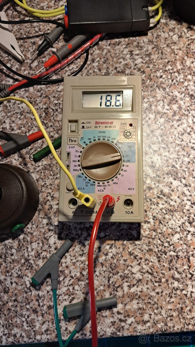Sbírkový multimetr TENICA (Zhenxing) DT-890 (1990) - 14