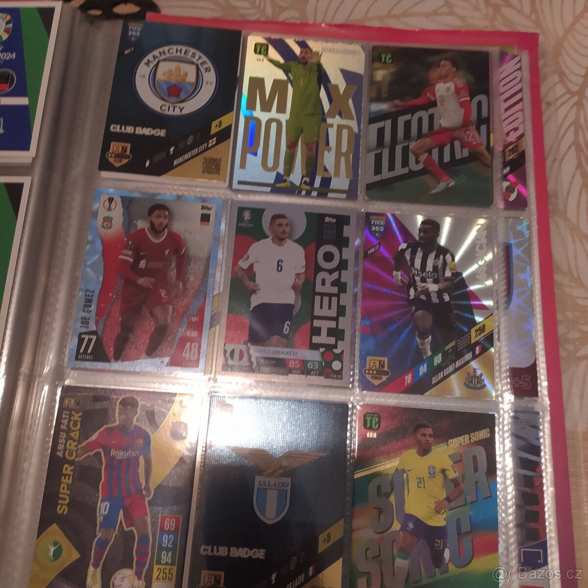 Fotbalove karty + album - 14