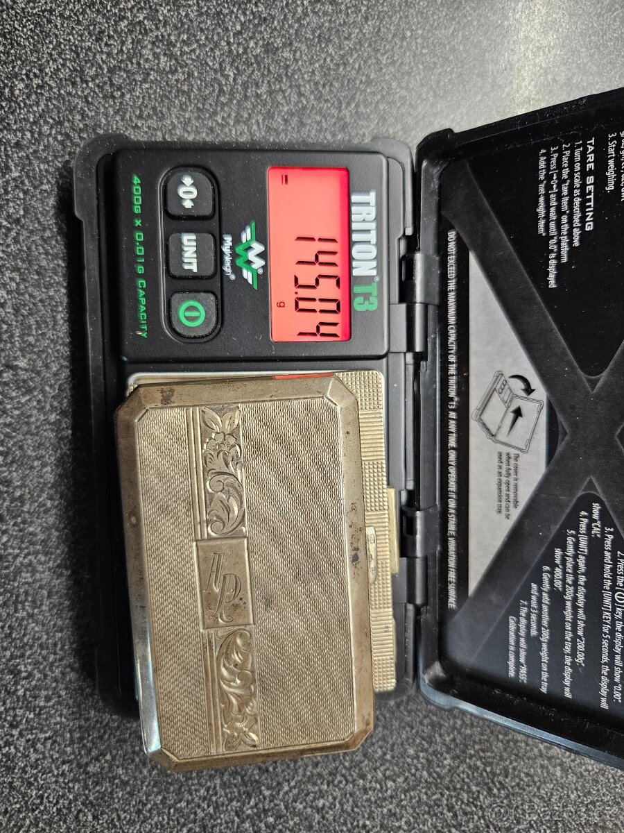 Prodám 2 stříbrné tabatěrky - 14