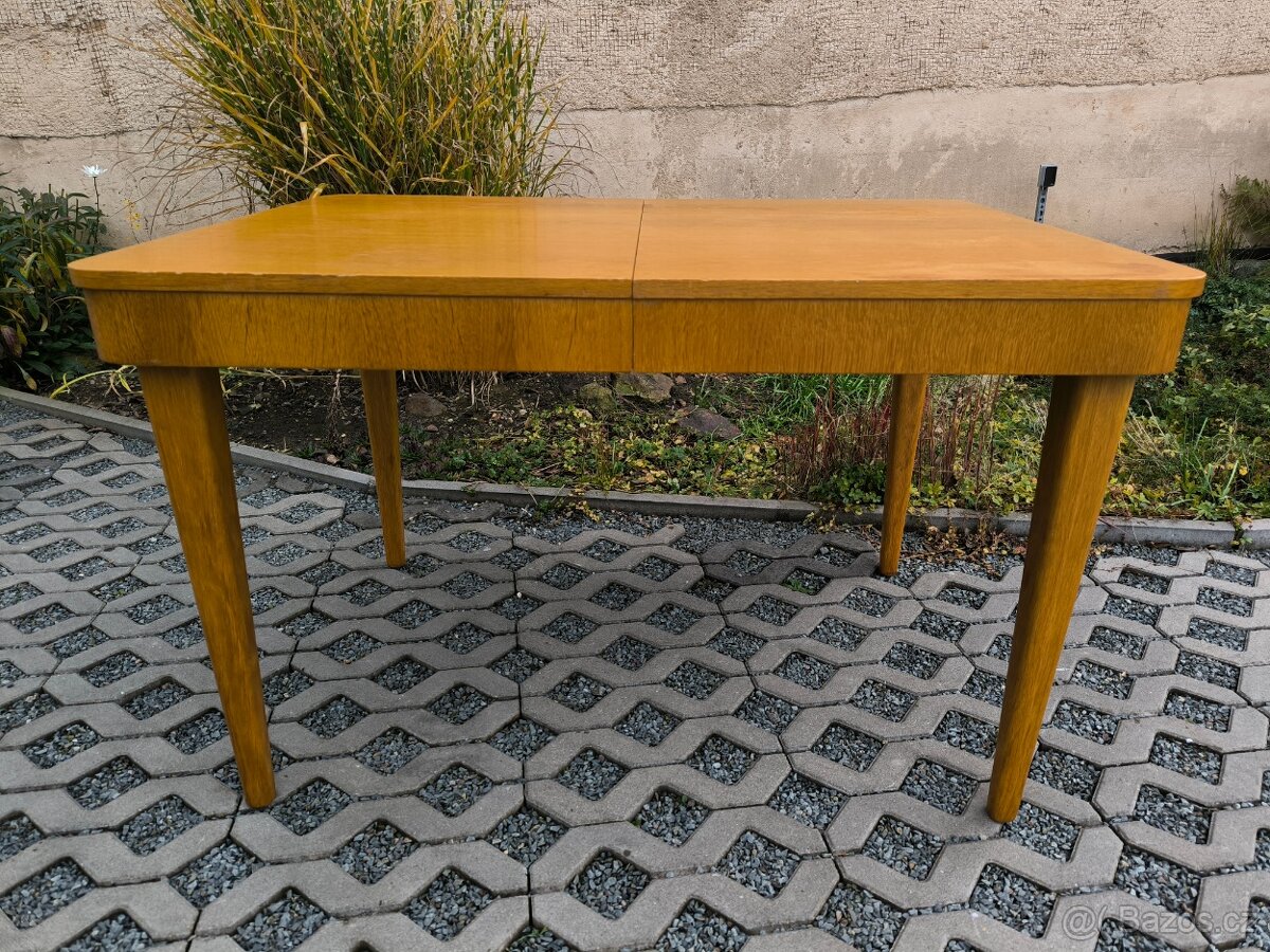 Art Deco jídelní rozkládací stůl Jindřich Halabala - 14