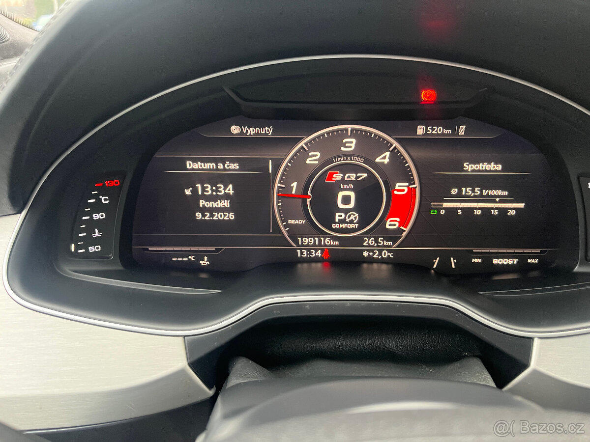 AUDI SQ7 4,0 D V8 320 Kw 7 MÍST PANORAMA - 14