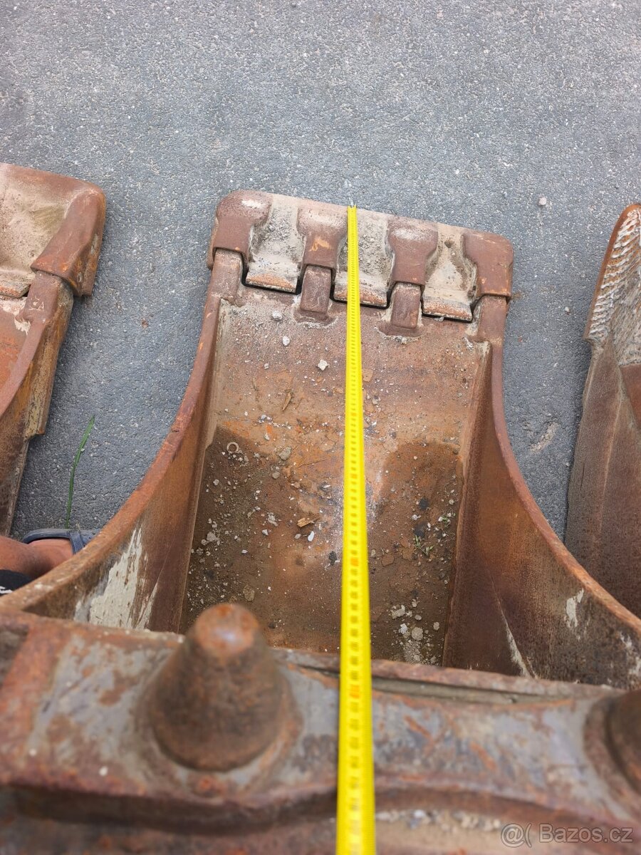Mecalac originál lopaty 50, 60, 100cm - 14