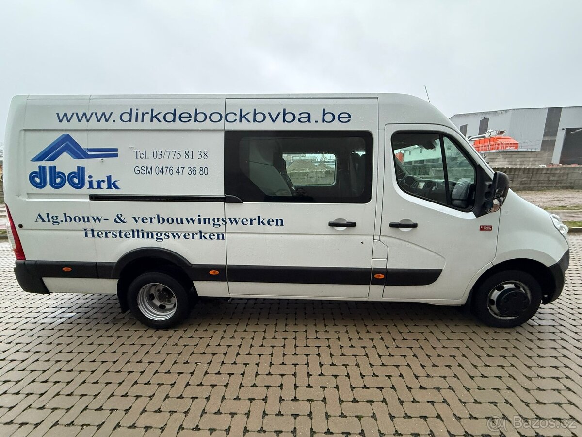 RENAULT MASTER 2,3 dci 6 místný - 6 míst -2016 1 majitel - 14