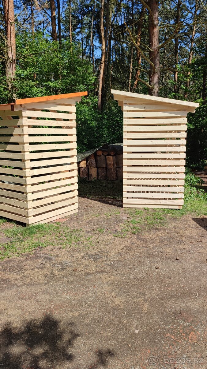 Dřevník nový na cca 4m3 naštípaného dřeva - 14