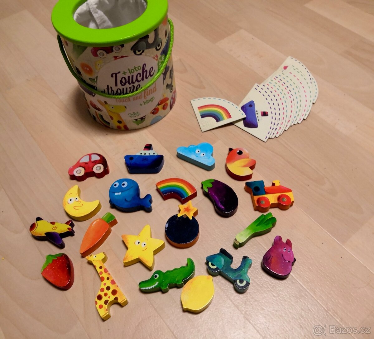 Sada dřevěných hraček a her Vilac vaření zvířátka hodiny - 14